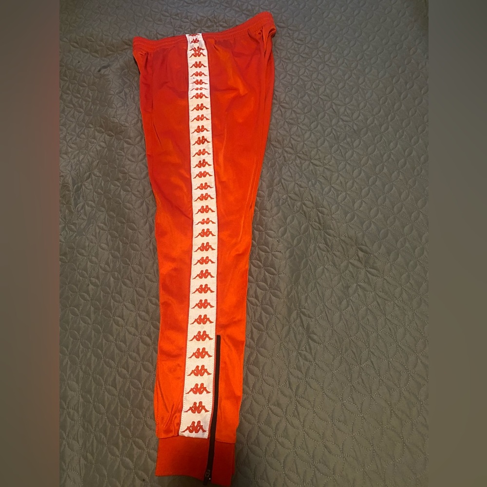 Red Kappa Jogger Sweatpants never worn